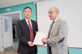 祝賀摩洛哥哈桑一世大學與陽江市第一職業技術學校簽署合作備忘錄