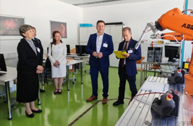 參訪下奧州圣波爾滕市職業(yè)高中（HTL）和維也納新城職業(yè)高中（HTL）